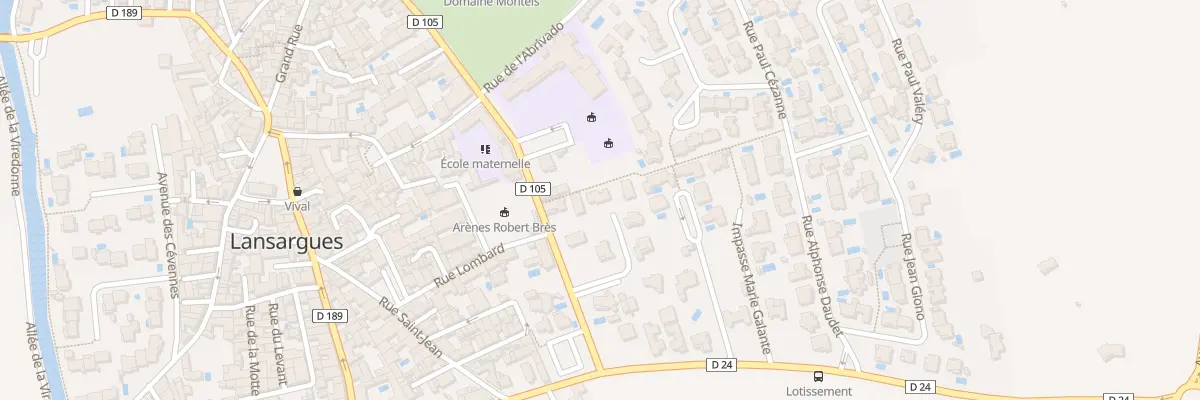 Plan du 1 Rue des Amandiers à Lansargues