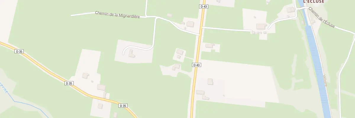 Plan du 146 Rte de Roanne à Briennon