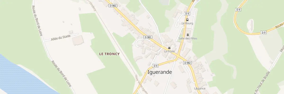 Plan du 5142 Le Troncy à Iguerande