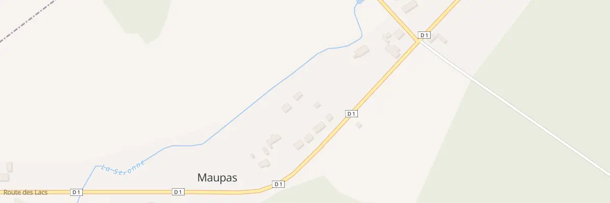 Plan du 33C Rte des Lacs à Maupas