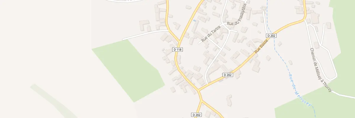 Plan du 17 Rue des Fossés à Mélisey