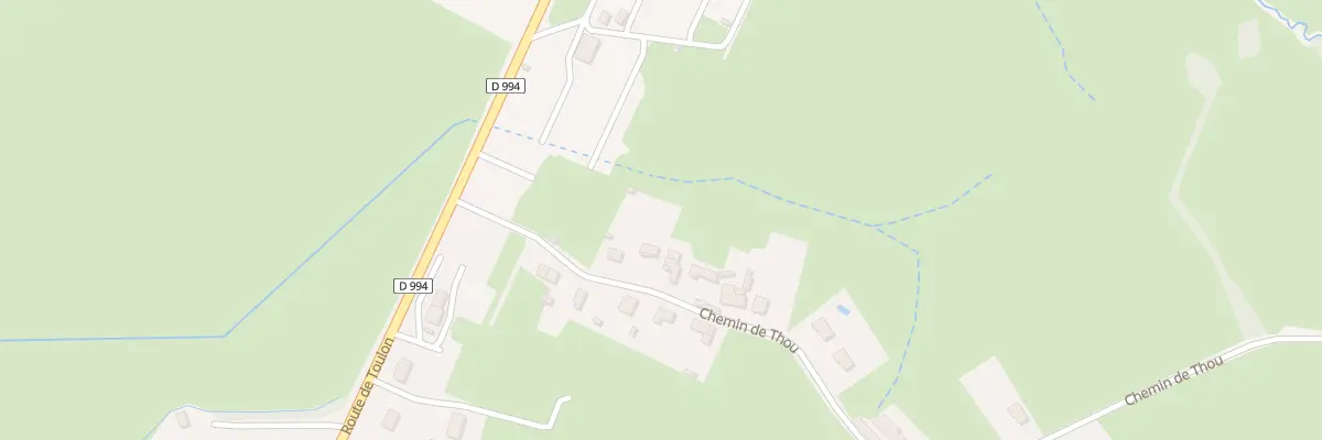 Plan du 3 Che de Thou à Gueugnon