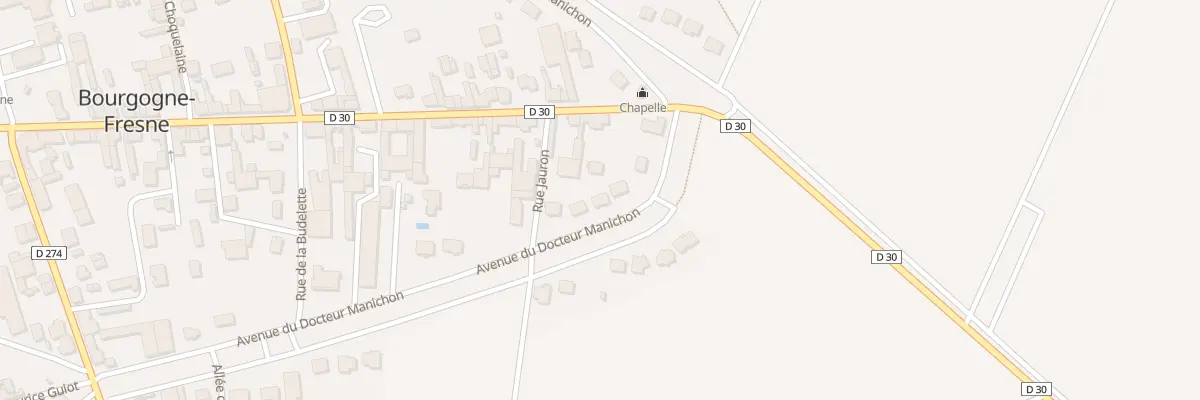 Plan du 78 Av du Docteur Manichon à Bourgogne-Fresne