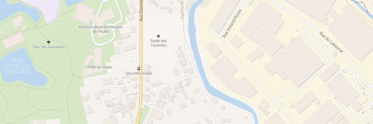 Plan du 3 Rue de la Digue de Fouchy à Troyes