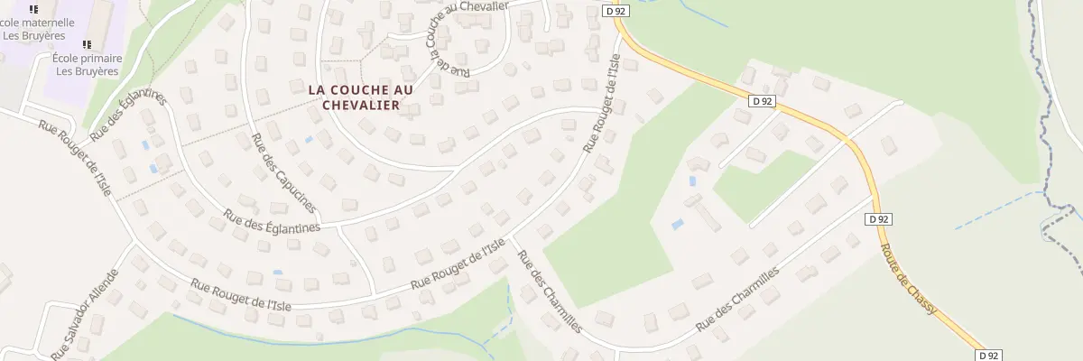 Plan du 4 Rue Rouget de Lisle à Gueugnon