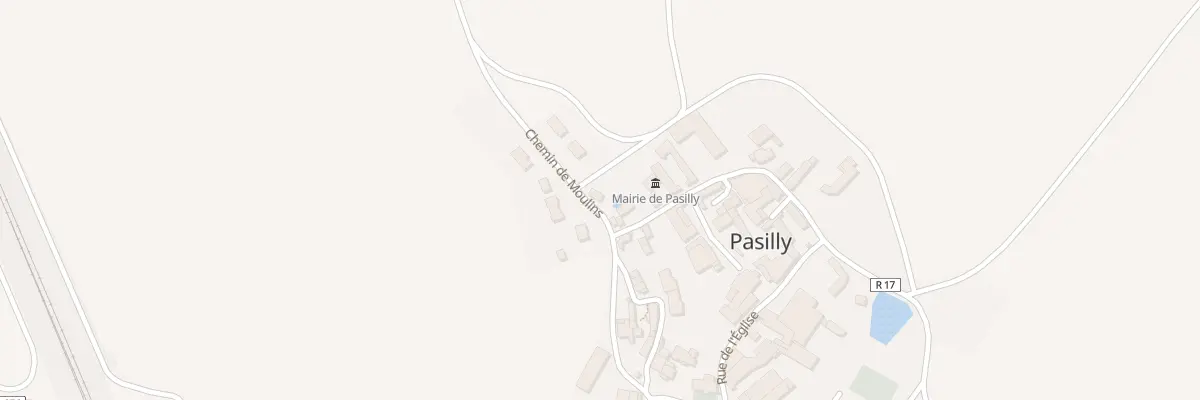 Plan du 2 Che Dit de Moulins à Pasilly