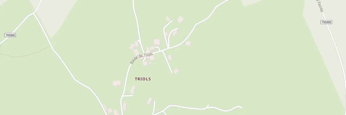 Plan du 1188 Rte de Triols à Luriecq