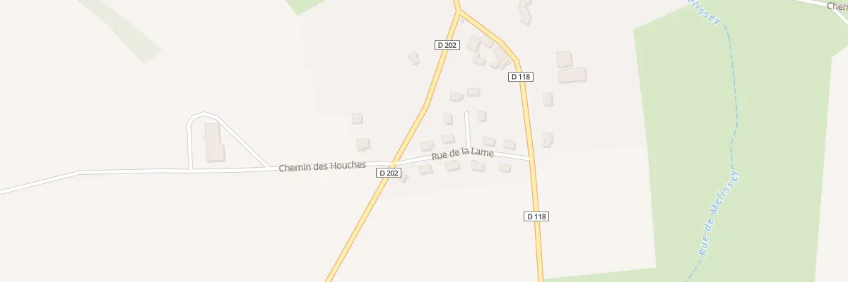 Plan du 1 Rue de la Lame à Mélisey