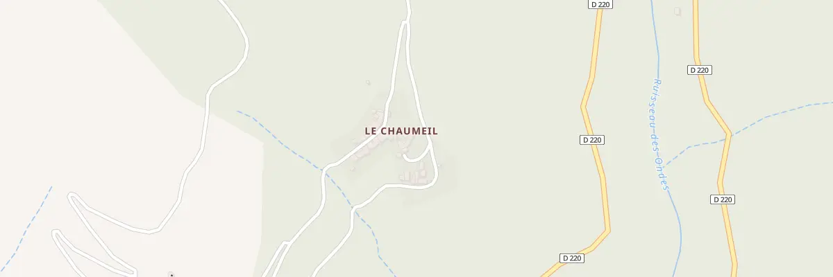 Plan du 5035 Le Chaumeil à Sablières