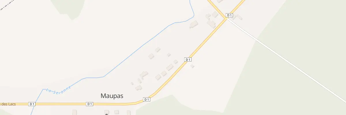Plan du 33D Rte des Lacs à Maupas