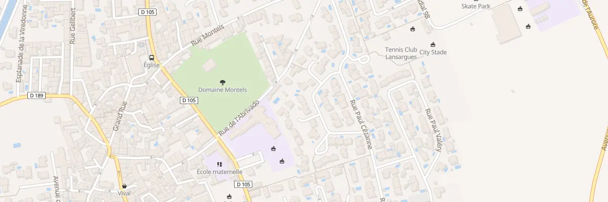 Plan du 8 Rue Vincent Van Gogh à Lansargues