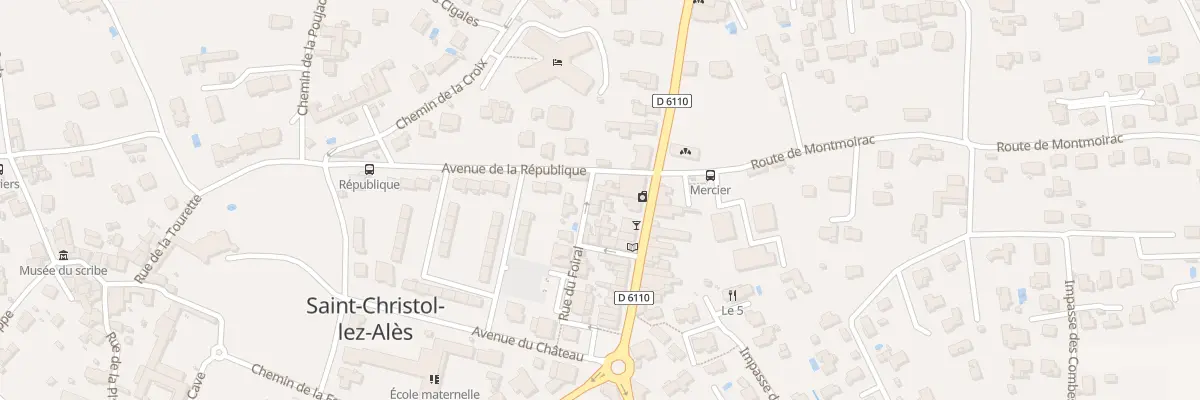 Plan du 106 Rue du Foiral à Saint-Christol-lez-Alès