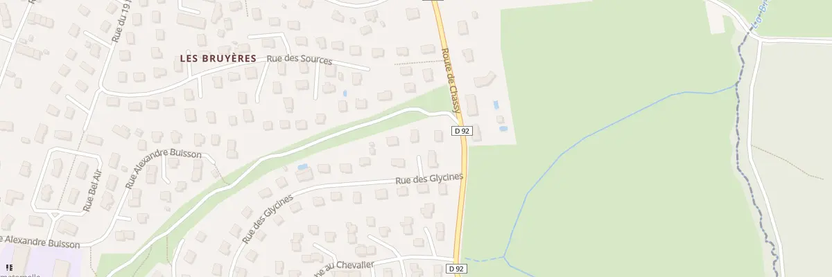 Plan du 6 Rue des Glycines à Gueugnon