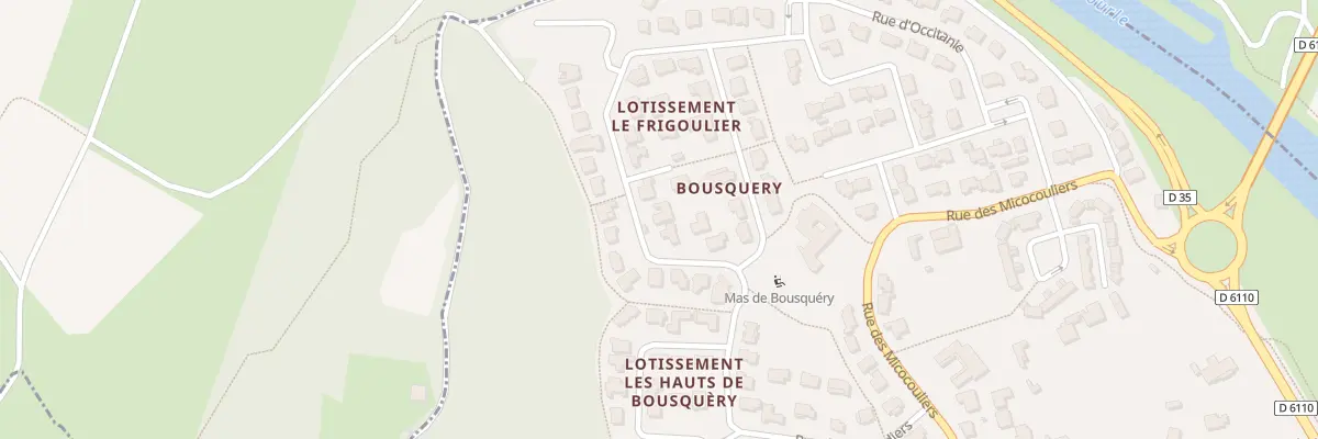 Plan du 30 Rue des Amandiers à Sommières