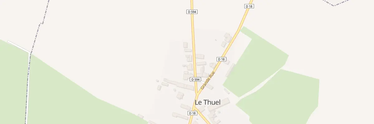 Plan du 70 Rte de Montloue au Thuel