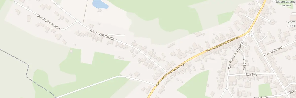Plan du 18 Rue André Baudin à Hirson