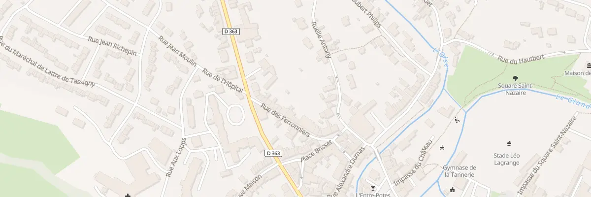 Plan du 14 Rue des Ferronniers à Hirson