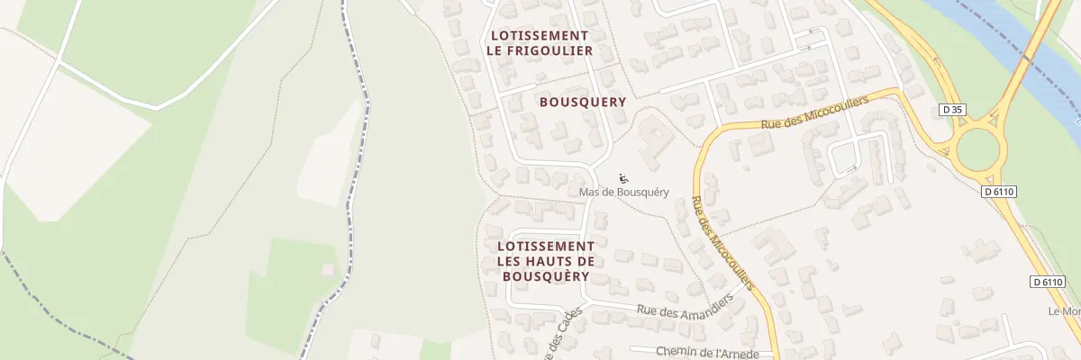 Plan du 25 Rue des Amandiers à Sommières