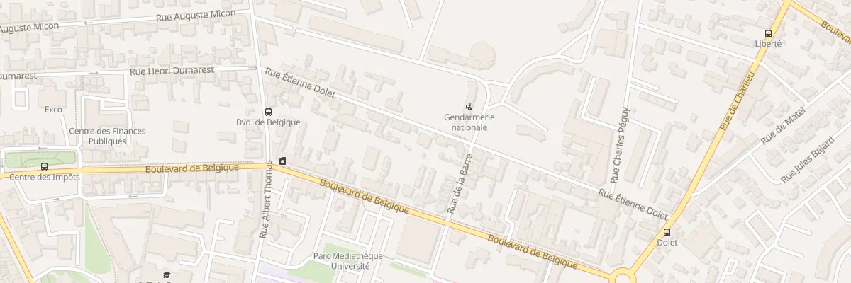 Plan du 34 Rue Etienne Dolet à Roanne