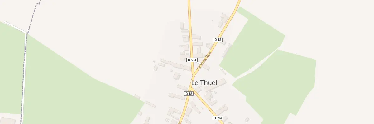 Plan du 66 Rte de Montloue au Thuel