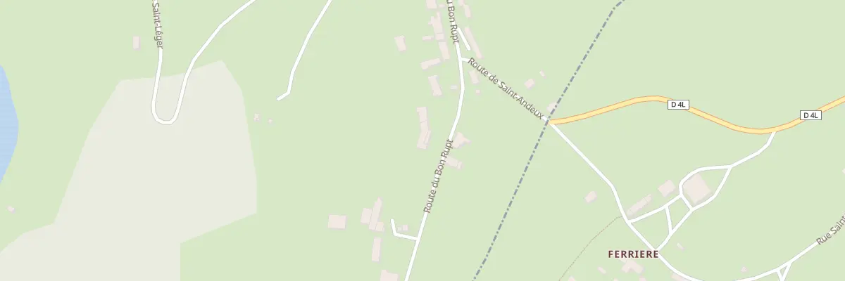 Plan du 18 Rte du Bon Rupt (rueres) à Saint-Léger-Vauban