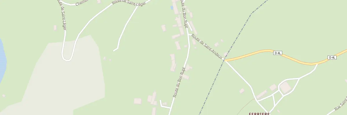 Plan du 16 Rte du Bon Rupt (rueres) à Saint-Léger-Vauban