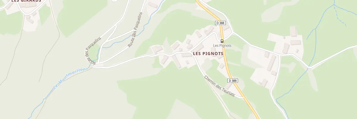 Plan du 15 Tra des Pignots à Anost