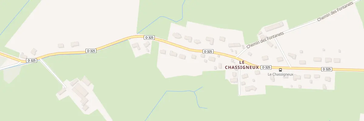 Plan du 1322 Rte du Chassigneux à Vendenesse-sur-Arroux