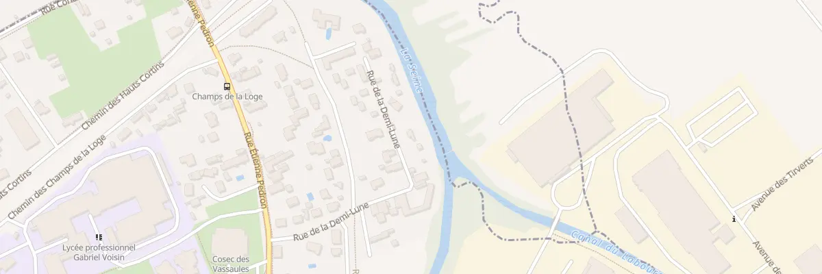 Plan du 22 Rue de la Demi Lune à Troyes
