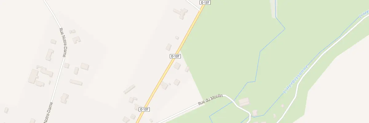 Plan du 28 Rue Grande Rue à Champigny-sur-Aube