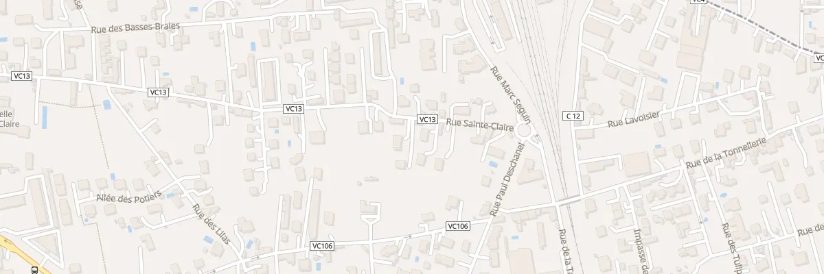 Plan du 36 Rue Sainte-Claire à Montbrison