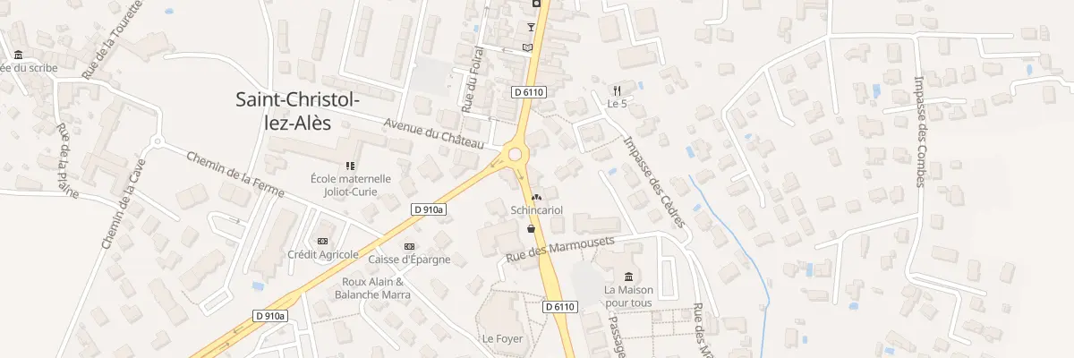 Plan du 17 Av Jean Moulin à Saint-Christol-lez-Alès