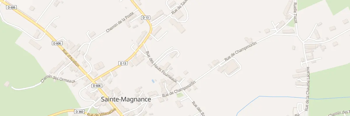 Plan du 5 Rue des Hauts Fourneaux à Sainte-Magnance