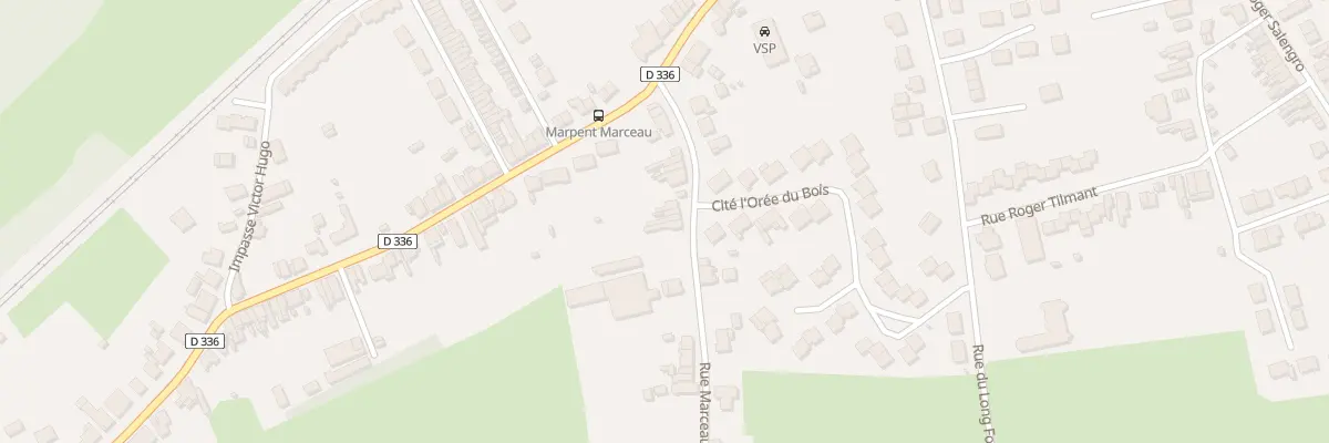 Plan du 16 Rue Marceau à Marpent
