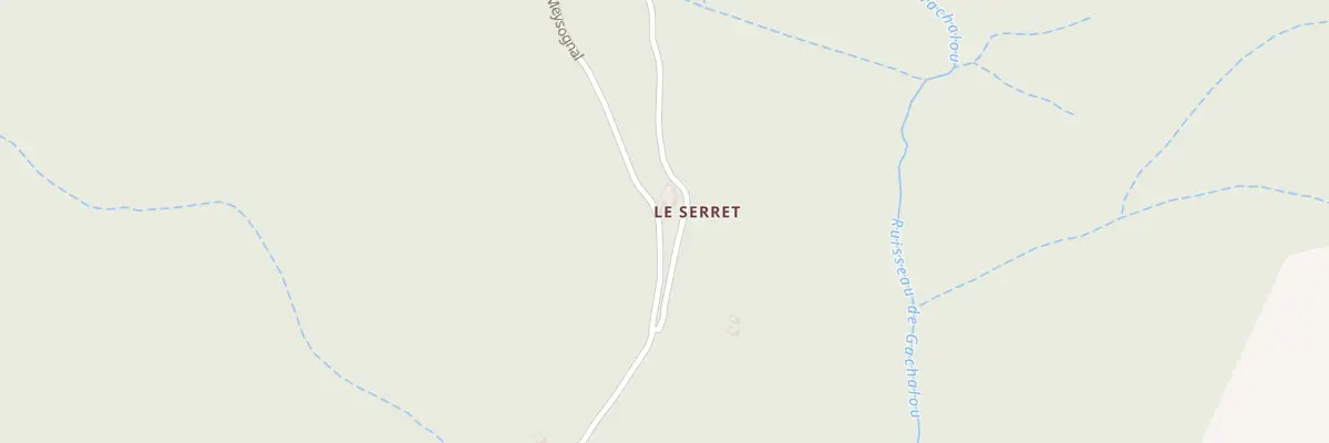 Plan du 99 Che de la Rouvière à Malarce-sur-la-Thines