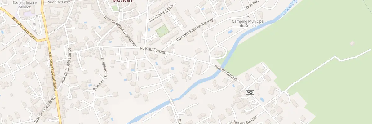 Plan du 26 Rue du Surizet à Montbrison