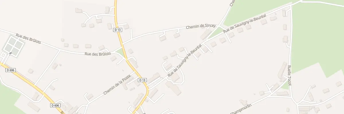 Plan du 5 Rue de Sauvigny-le-beuréal à Sainte-Magnance