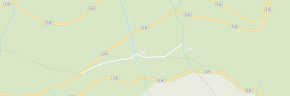 Plan du 5338 La Lause à Valgorge