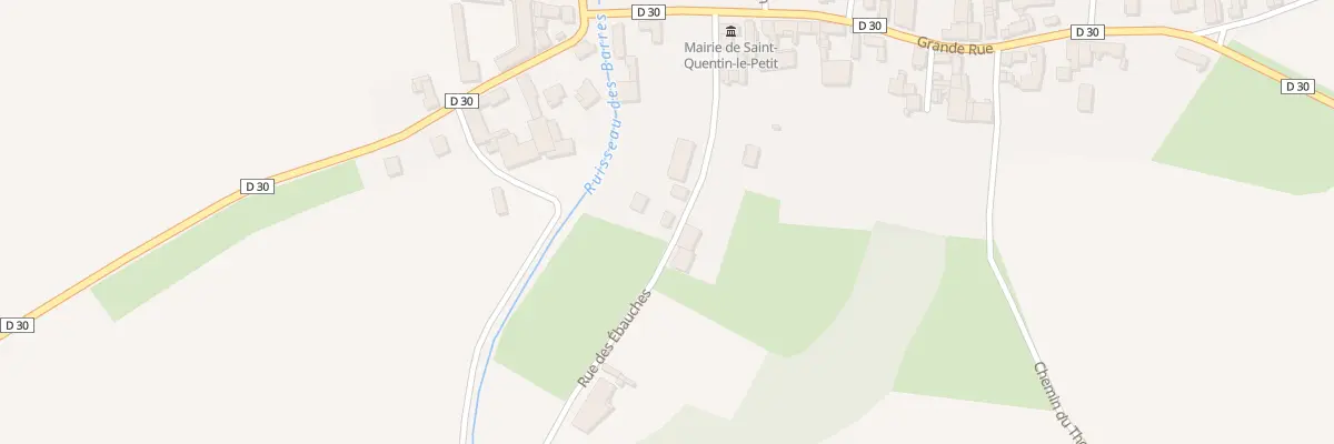 Plan du 10 Rue des Ebauches à Saint-Quentin-le-Petit
