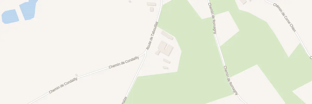Plan du 1001 Rte de Tabouillet à Cordelle