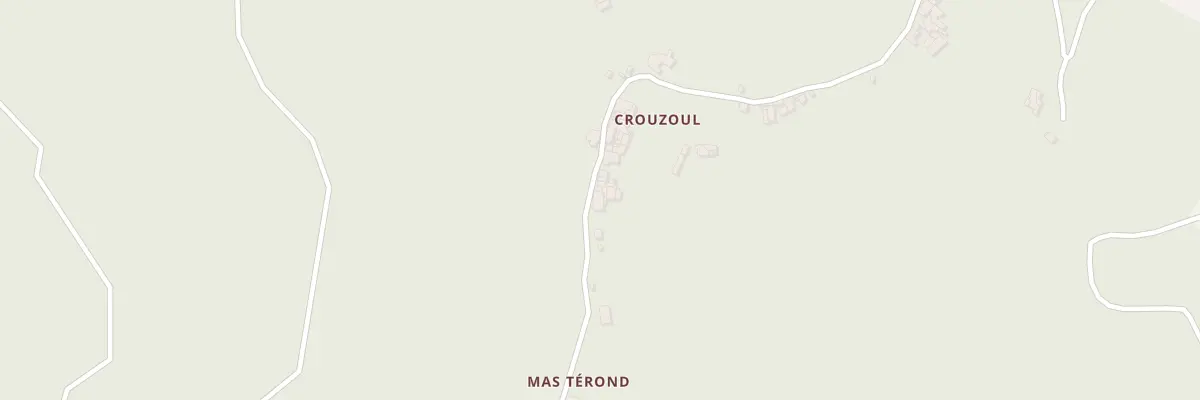 Plan du 410 Crouzoul au Martinet