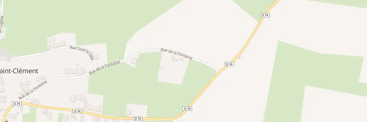 Plan du 6 Rue de la Fontaine à Saint-Clément