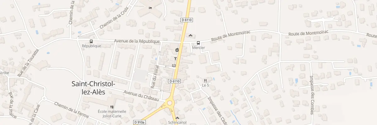 Plan du 92 Av General de Gaulle à Saint-Christol-lez-Alès