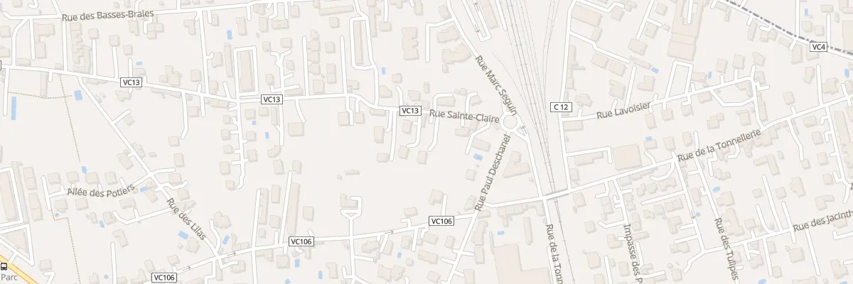 Plan du 42 Rue Sainte-Claire à Montbrison
