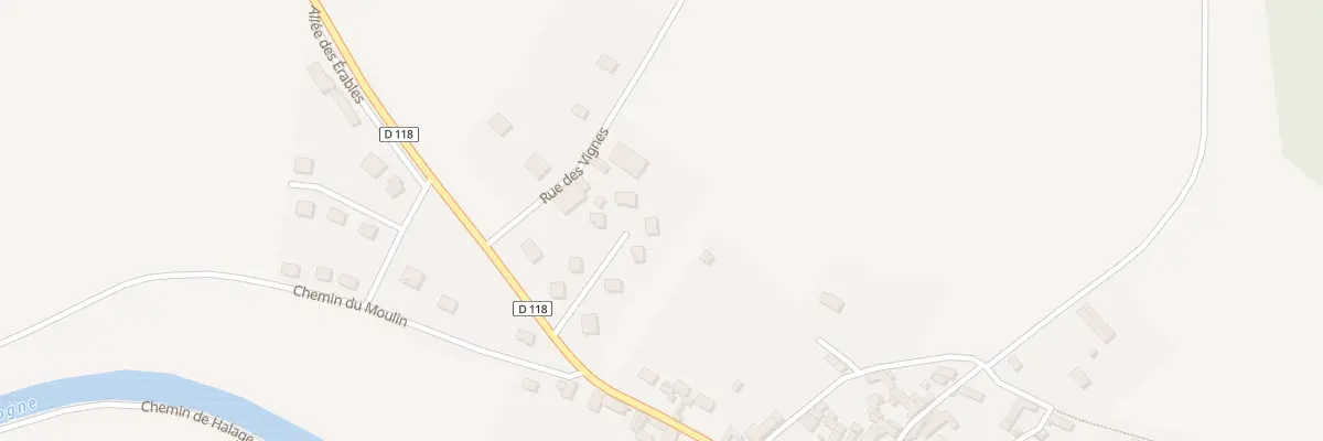Plan du 8 Rue des Basses Couardes à Tanlay