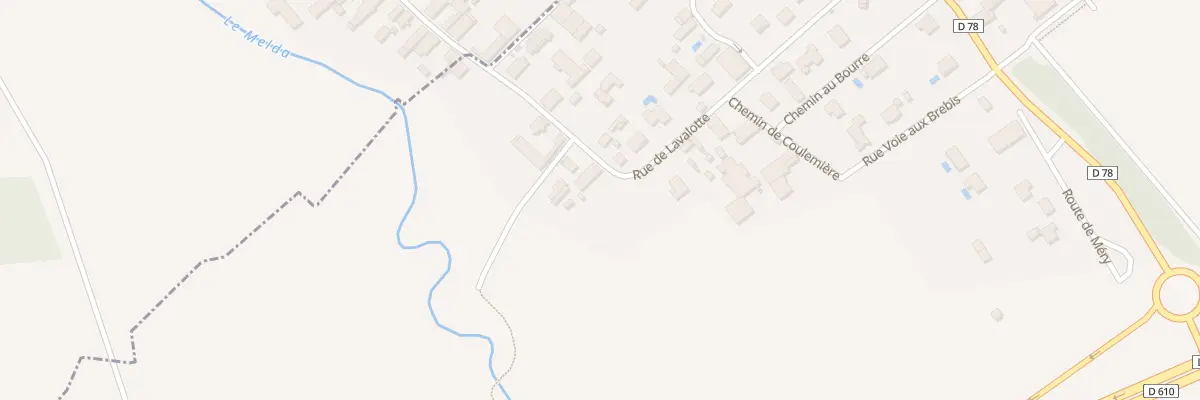 Plan du 13 Rue de Lavalotte à Lavau