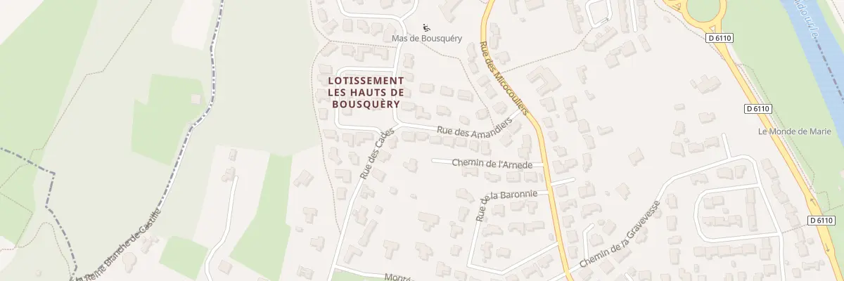 Plan du 17 Rue des Amandiers à Sommières
