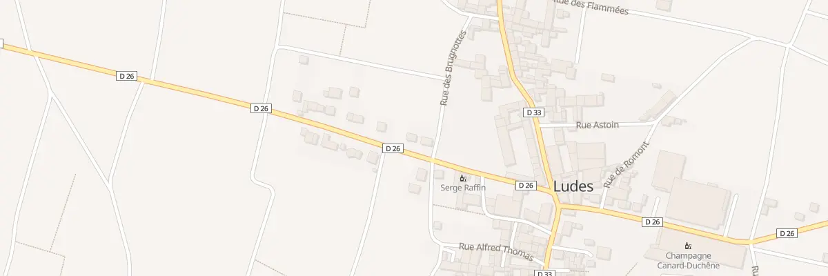 Plan du 2 Rue de Chigny à Ludes