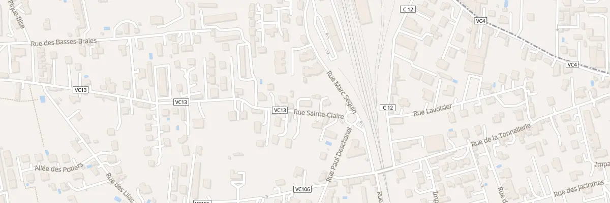 Plan du 53 Rue Sainte-Claire à Montbrison