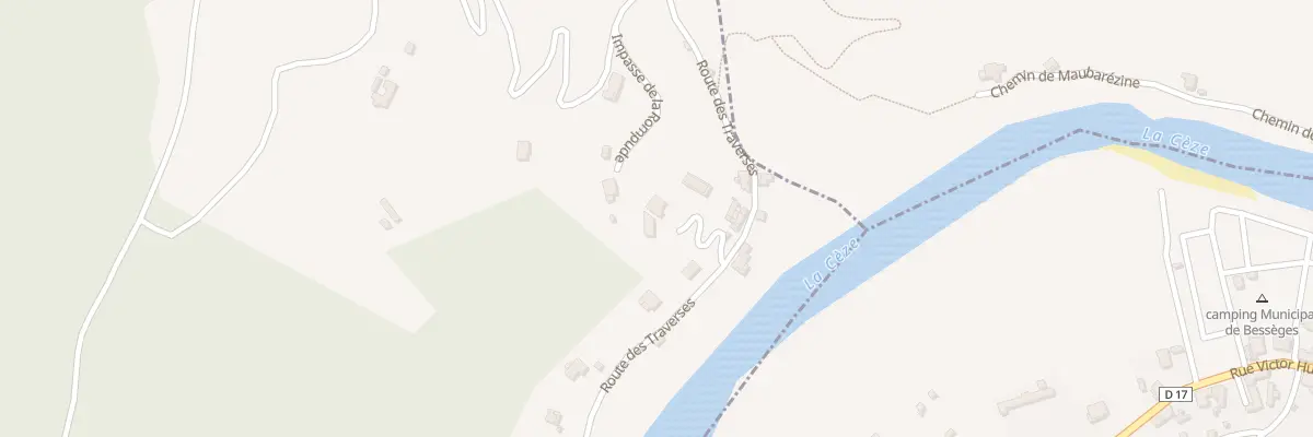 Plan du 5247 Les Travesses Est à Maruéjols-lès-Gardon